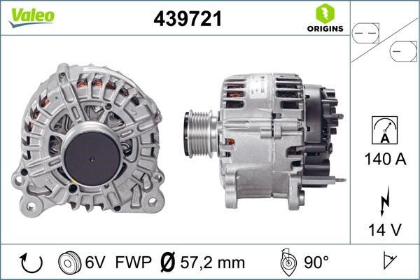 Valeo 439721 Alternator 439721