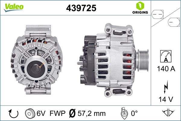 Valeo 439725 Alternator 439725