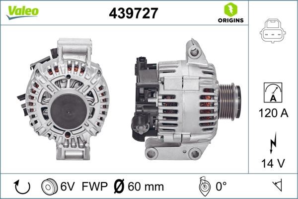 Valeo 439727 Alternator 439727