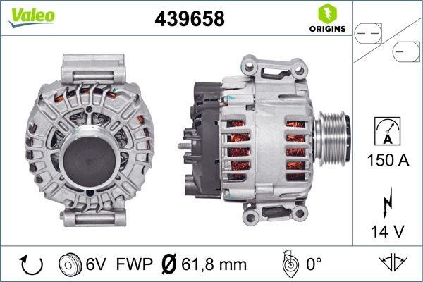 Alternator Audi Q5: 439658 Valeo Alternator