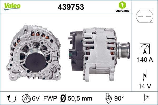 Valeo 439753 Alternator 439753