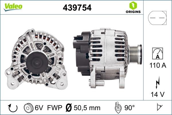 Valeo 439754 Alternator 439754