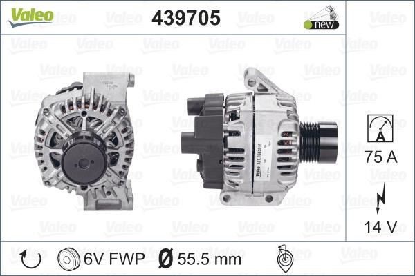 439705 Valeo Alternator