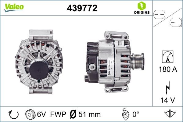 439772 Valeo Alternator
