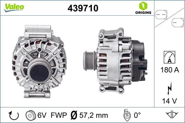 439710 Valeo Alternator