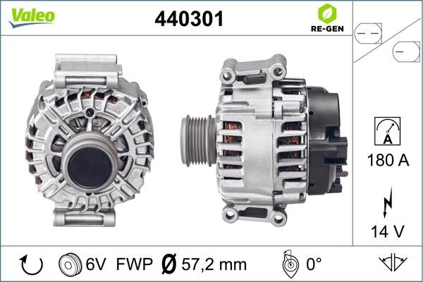 440301 Valeo Alternator