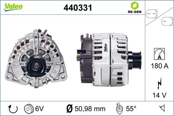 Valeo 440331 Alternator 440331