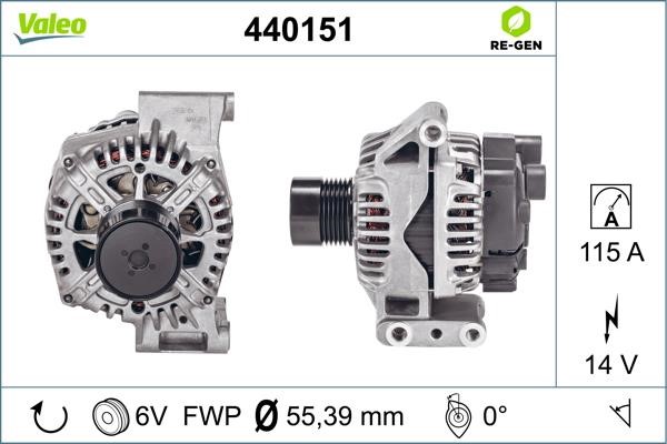 440151 Valeo Alternator