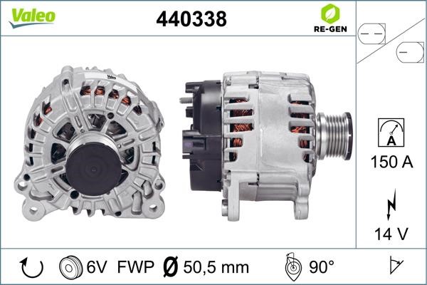 Valeo 440338 Alternator 440338