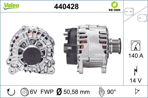 Valeo Alternator – price 948 PLN
