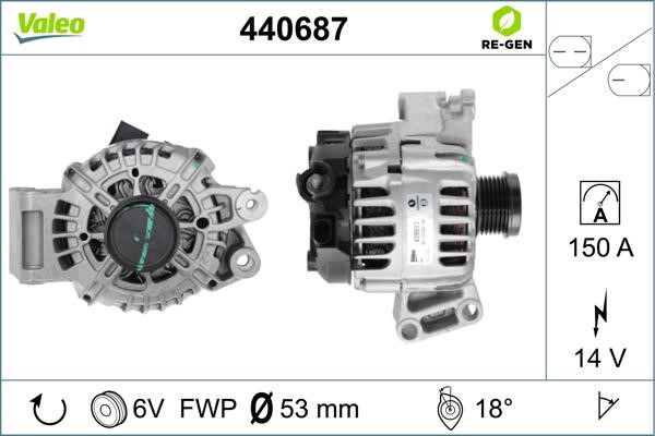 Valeo Alternator – price 1669 PLN