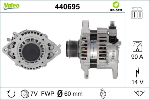 Valeo 440695 Alternator 440695