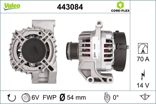 Valeo 443084 Alternator 443084