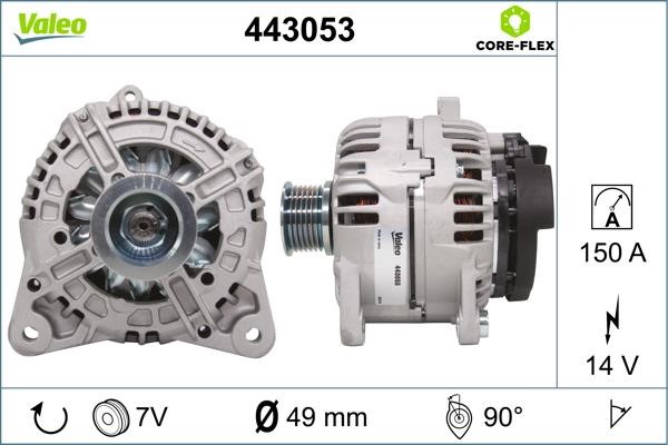 Valeo 443053 Alternator 443053