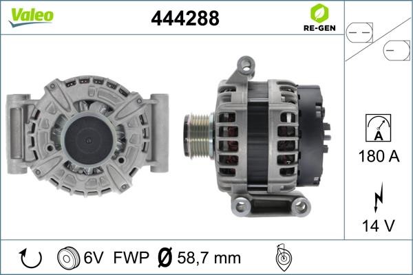 444288 Valeo Alternator