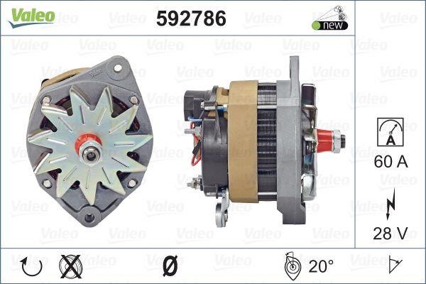 Valeo 592786 Alternator 592786