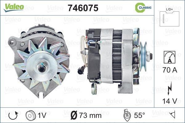 Valeo 746075 Alternator 746075