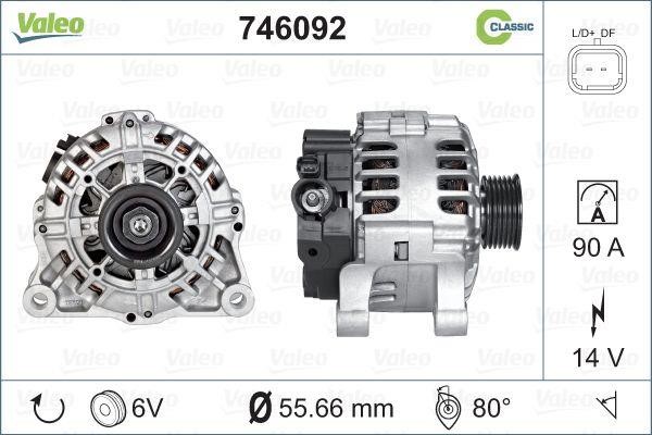 Valeo 746092 Alternator 746092