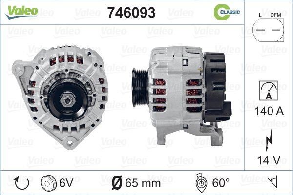 Valeo 746093 Alternator 746093