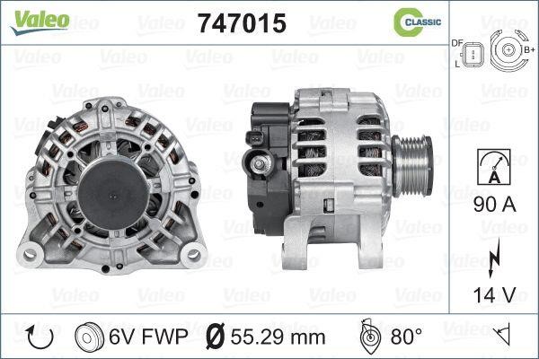 Valeo 747015 Alternator 747015