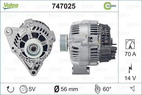 Valeo 747025 Alternator 747025