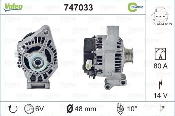 Valeo 747033 Alternator 747033