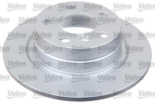 Valeo 672587 Rear brake disc, non-ventilated 672587
