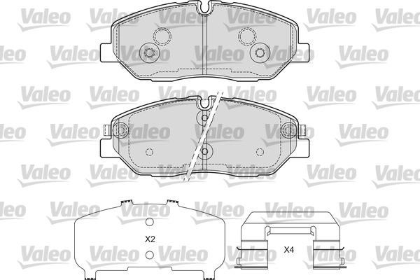 Valeo 601691 Brake Pad Set, disc brake 601691