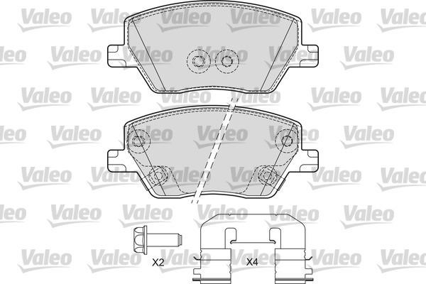 Valeo 601697 Brake Pad Set, disc brake 601697