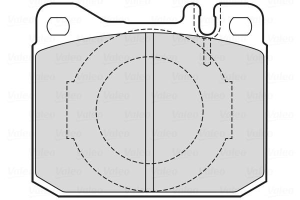 Valeo 601746 Brake Pad Set, disc brake 601746