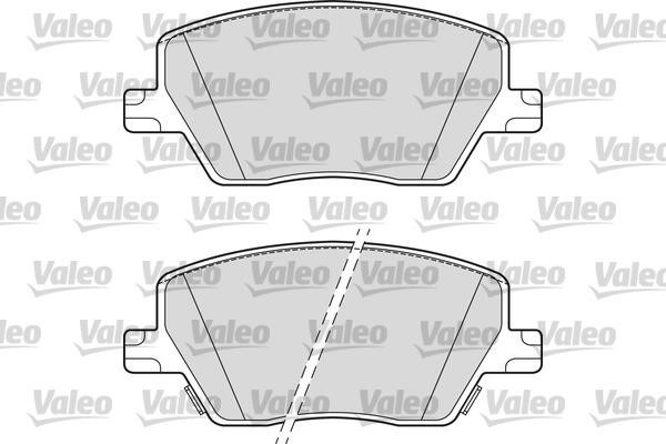 Valeo 302319 Front disc brake pads, set 302319