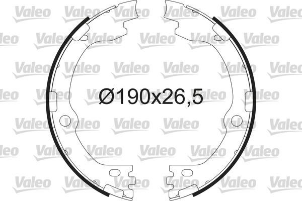Valeo 564211 Parking brake pads kit 564211