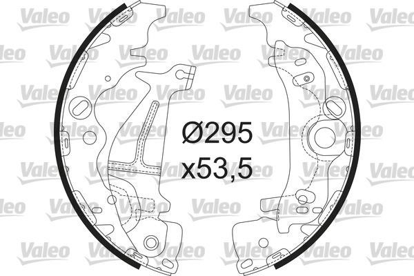 Valeo 564237 Brake shoe set 564237