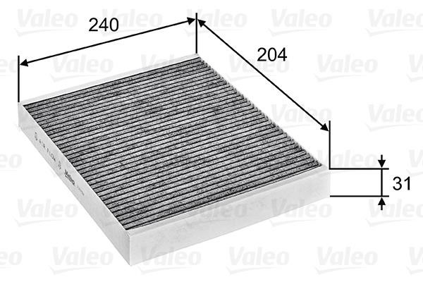 Valeo 715752 Activated Carbon Cabin Filter 715752