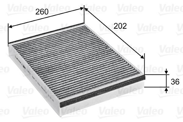 Valeo 715757 Activated Carbon Cabin Filter 715757