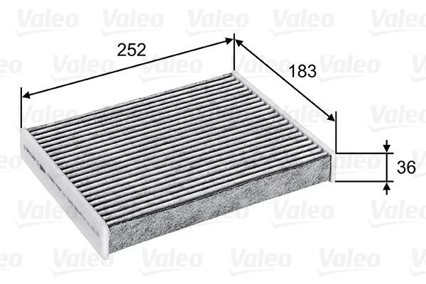 Valeo 715802 Activated Carbon Cabin Filter 715802