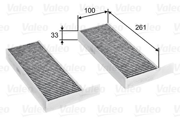 Valeo 715805 Activated Carbon Cabin Filter 715805