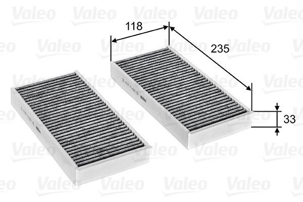 Valeo 715811 Activated Carbon Cabin Filter 715811