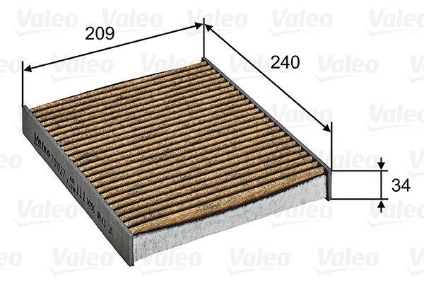 Valeo 701027 Activated Carbon Cabin Filter 701027