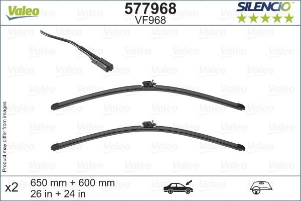 Valeo 577968 Wiper Blades Kit 577968