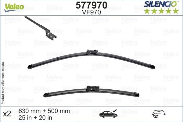 Valeo 577970 Wiperblade 577970 577970 Valeo Wiperblade
