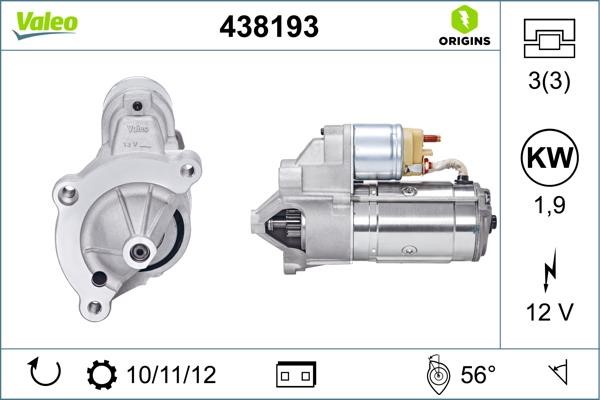 438193 Valeo Starter