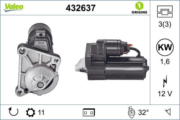 432637 Valeo Starter