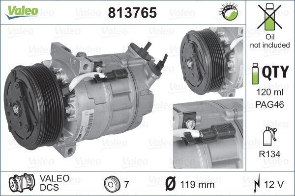 Valeo 813765 Compressor, air conditioning 813765