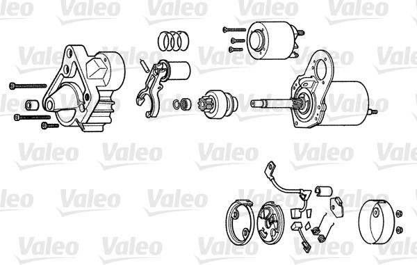 D6RA55 Valeo Starter