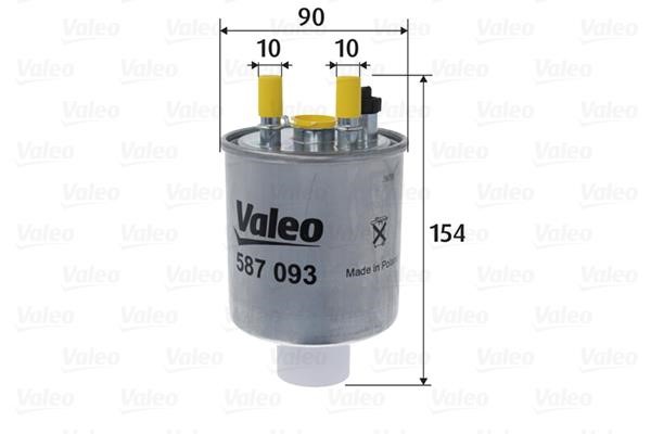 Valeo 587093 Fuel filter 587093