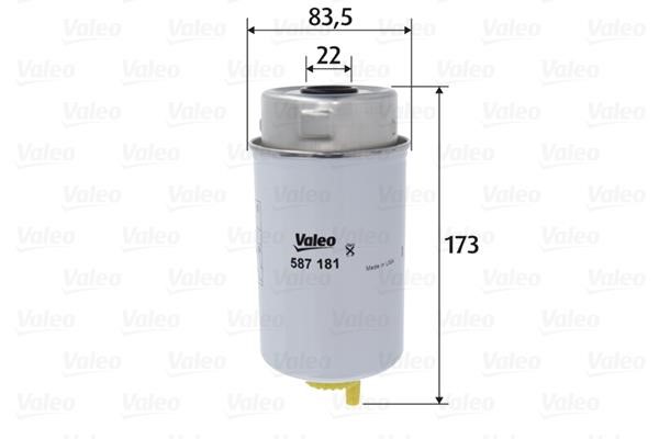 Valeo 587181 Fuel filter 587181