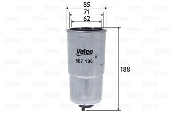 Valeo 587186 Fuel filter 587186
