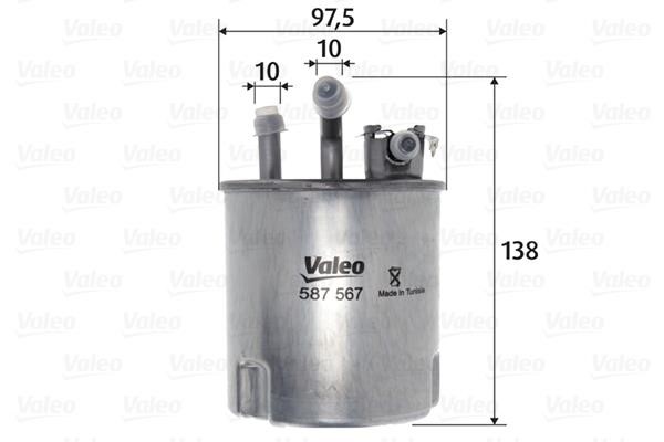 Valeo 587567 Fuel filter 587567