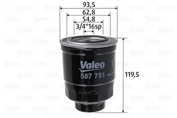 Valeo 587751 Fuel filter 587751